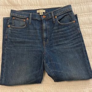 Madewell The High Rise Slim Crop Boyjean 30